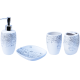 Set accesorii baie 4 piese floral